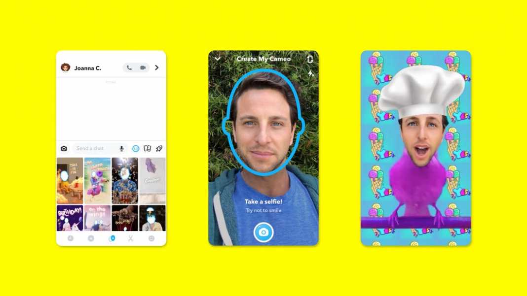 snapchat cameos launches on 18th September