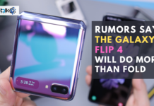 Rumors Say The Galaxy Z Flip 4 Will Do More Than Fold Rumors SaY The Galaxy Z Flip 4