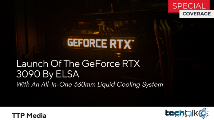 Launch Of The GeForce RTX 3090 By ELSA With An All-In-One 360mm Liquid Cooling System