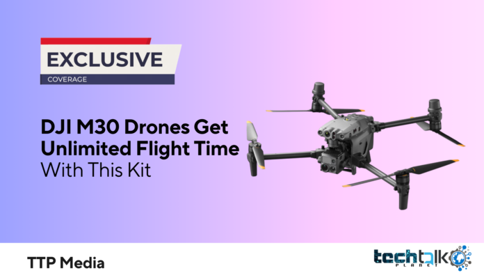 DJI M30 Drones Get Unlimited Flight Time With This Kit