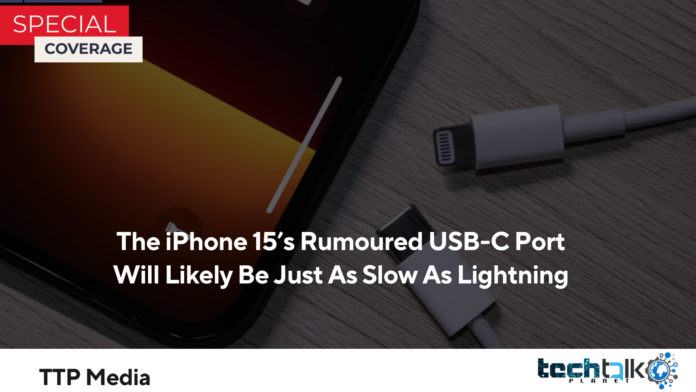 The iPhone 15’s Rumoured USB-C Port Will Likely Be Just As Slow As Lightning