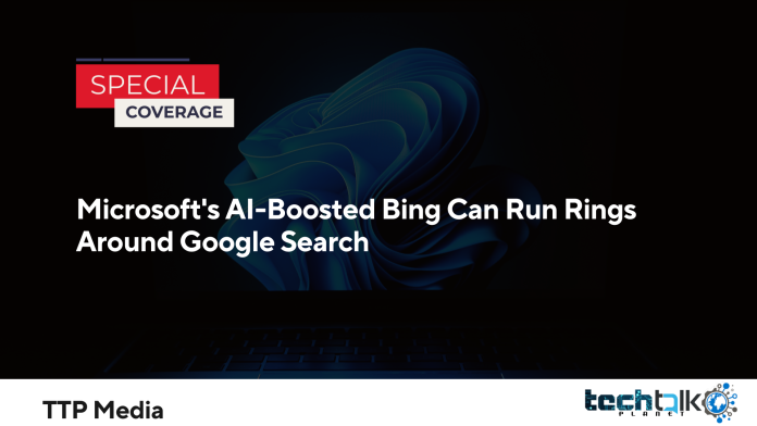 Microsoft's AI-Boosted Bing Can Run Rings Around Google Search