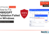 How to Fix MBR2GPT Validation Failed on Windows How to Fix MBR2GPT Validation